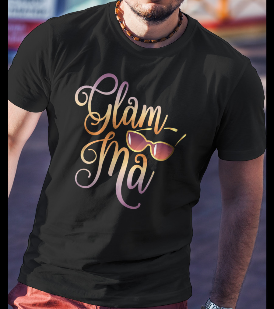 Glamma Fashion Grandma Sunglasses Glam Ma T-Shirt