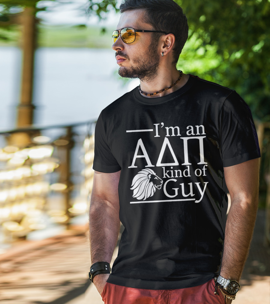ADPi Alpha Delta Pi I'm An ADPi Kind Of Guy Lion T-Shirt