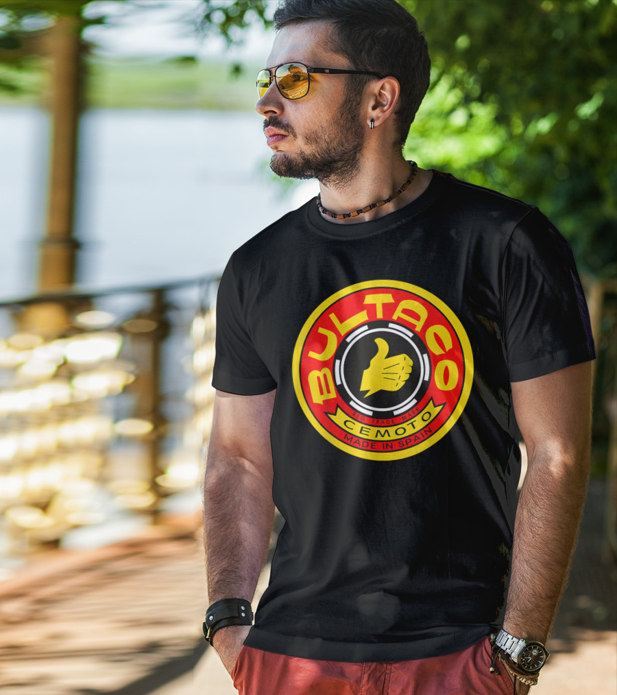 Bultaco Cemoto Made In Spain Reg Trade Mark T-Shirt
