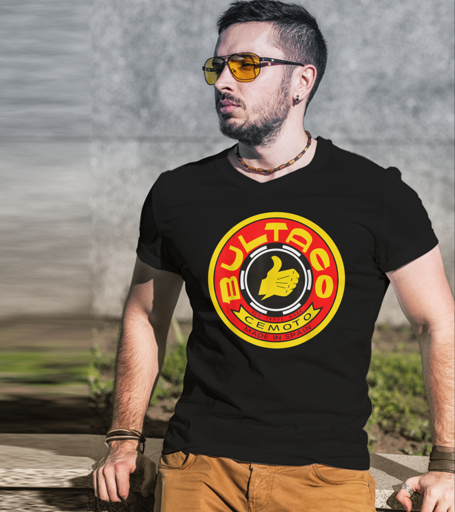 Bultaco Cemoto Made In Spain Reg Trade Mark T-Shirt