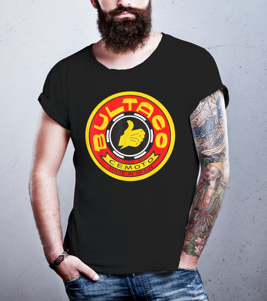 Bultaco Cemoto Made In Spain Reg Trade Mark T-Shirt