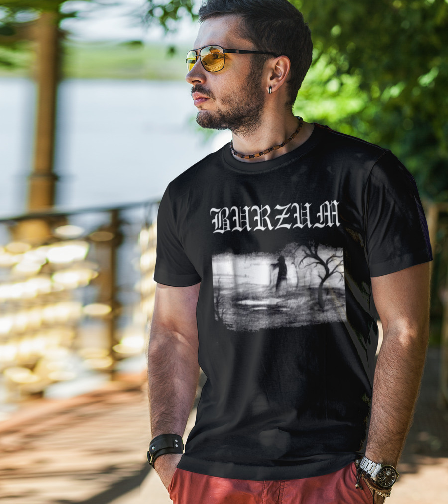 BURZUM Filosofem Album Artwork Black Metal T-Shirt