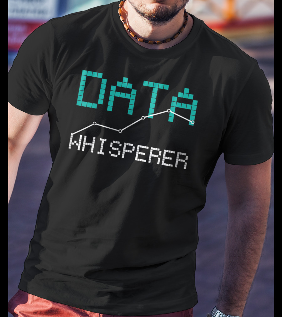 Data Whisperer Statistics Science Mathematics Computer Psychology T-Shirt
