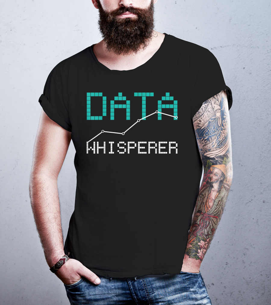 Data Whisperer Statistics Science Mathematics Computer Psychology T-Shirt