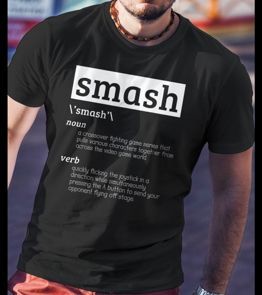 Smash Definition Crossover Fighting Game Series Video Game World T-Shirt