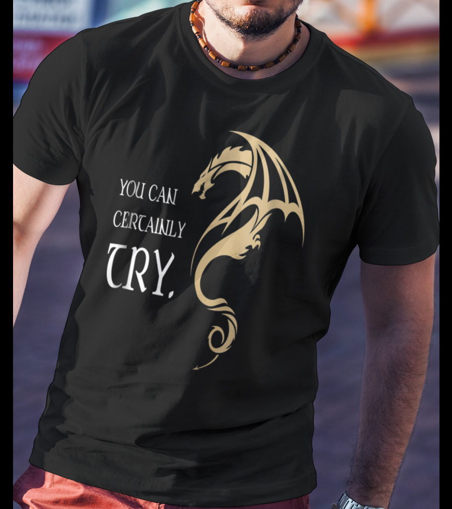 You Can Certainly Try Dragon Fire In The Dungeons T-Shirt