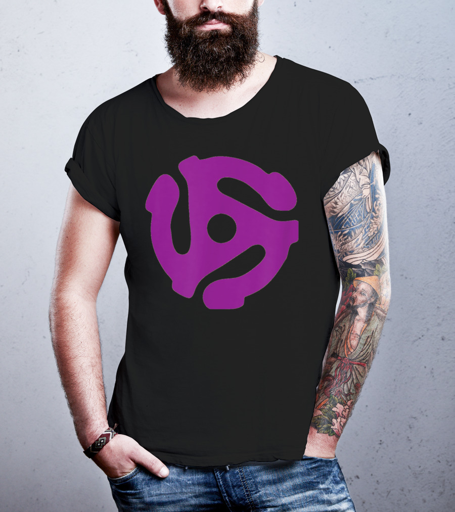Dj 45 Rpm Adapter Turntable Vinyl Record T-Shirt