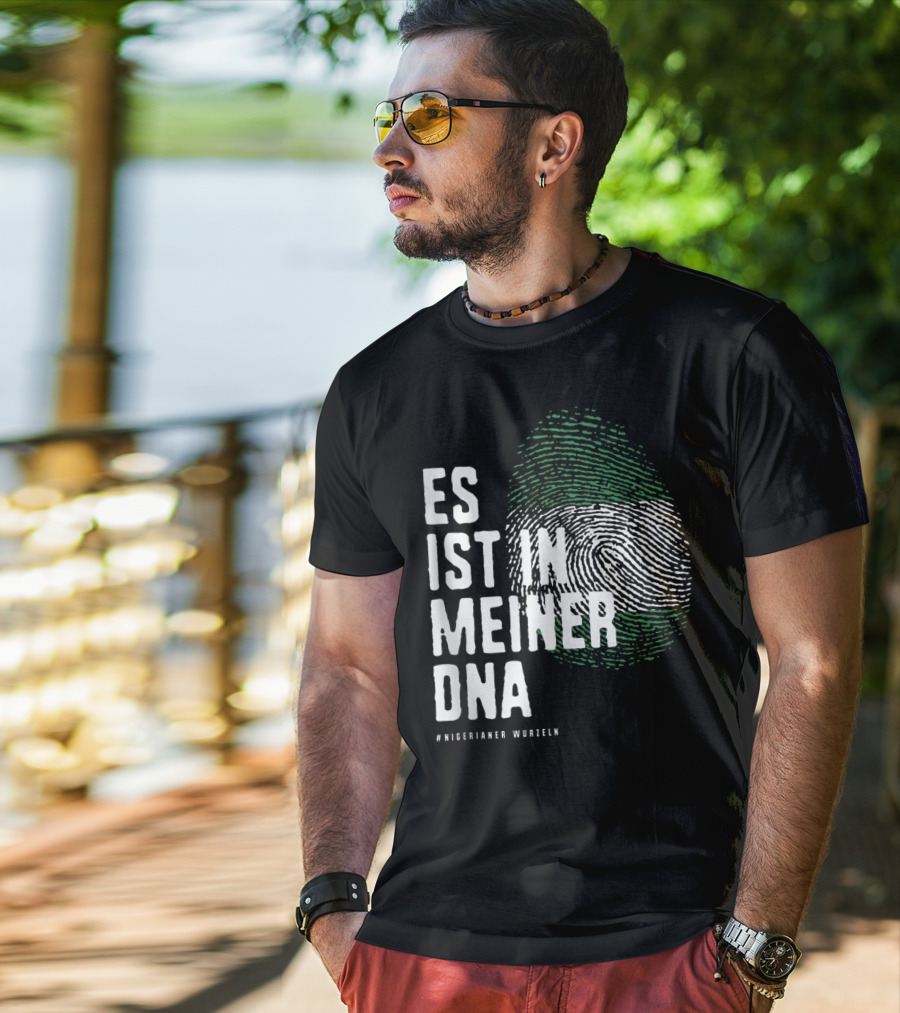 Es Ist In Meiner DNA Nigeria Flag #Nigerianer Wurzeln T-Shirt