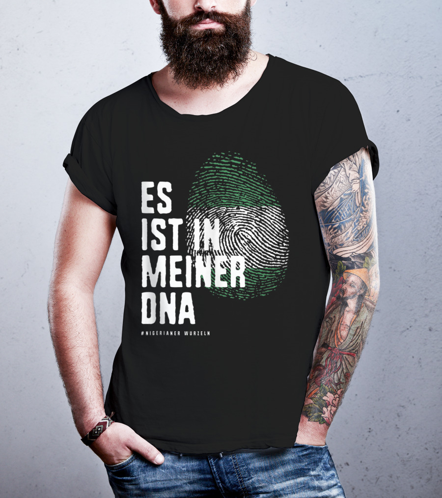 Es Ist In Meiner DNA Nigeria Flag #Nigerianer Wurzeln T-Shirt