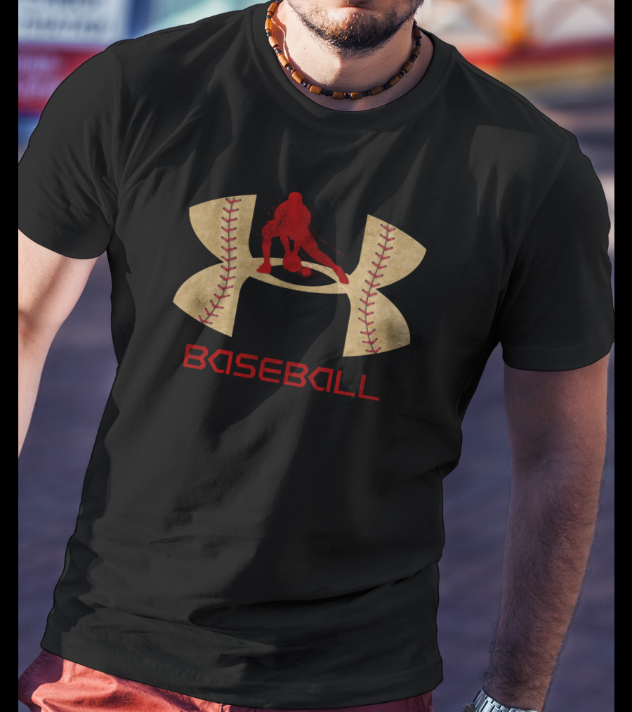 Under Armour Baseball Batter Vintage Style T-Shirt