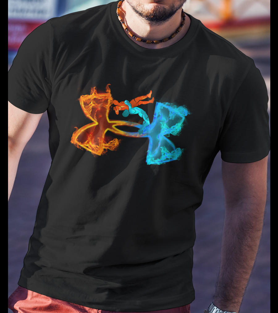 Under Armour Fire And Ice Wrestling Wr151101 T-Shirt