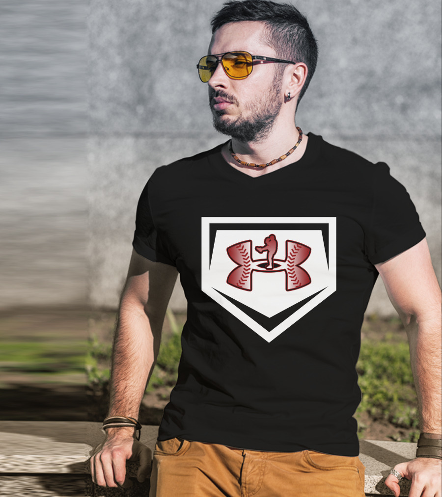 Under Armour Baseball Pitcher Home Plate T-Shirt