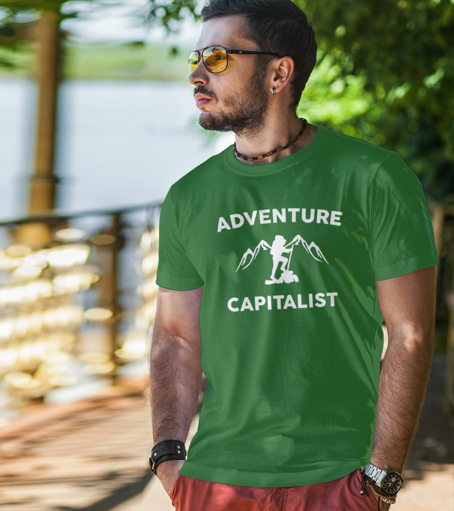 Adventure Capitalist Hiking Mountain Climber T-Shirt