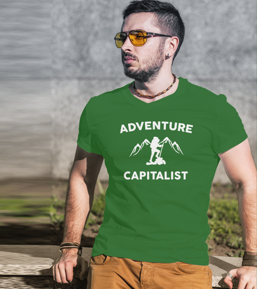 Adventure Capitalist Hiking Mountain Climber T-Shirt