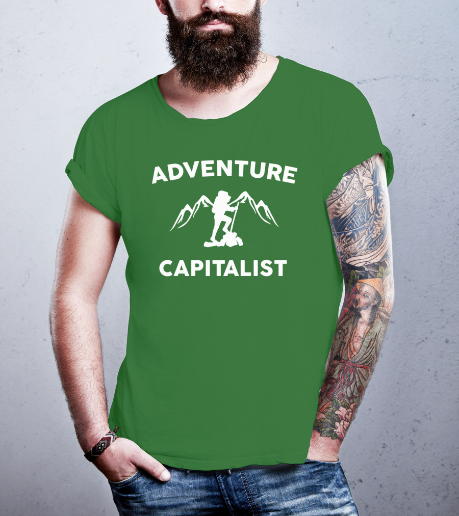 Adventure Capitalist Hiking Mountain Climber T-Shirt