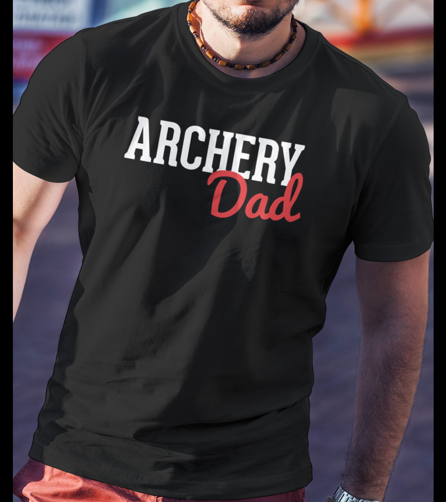 Archery Dad Father's Day Bow Hunting Enthusiast T-Shirt