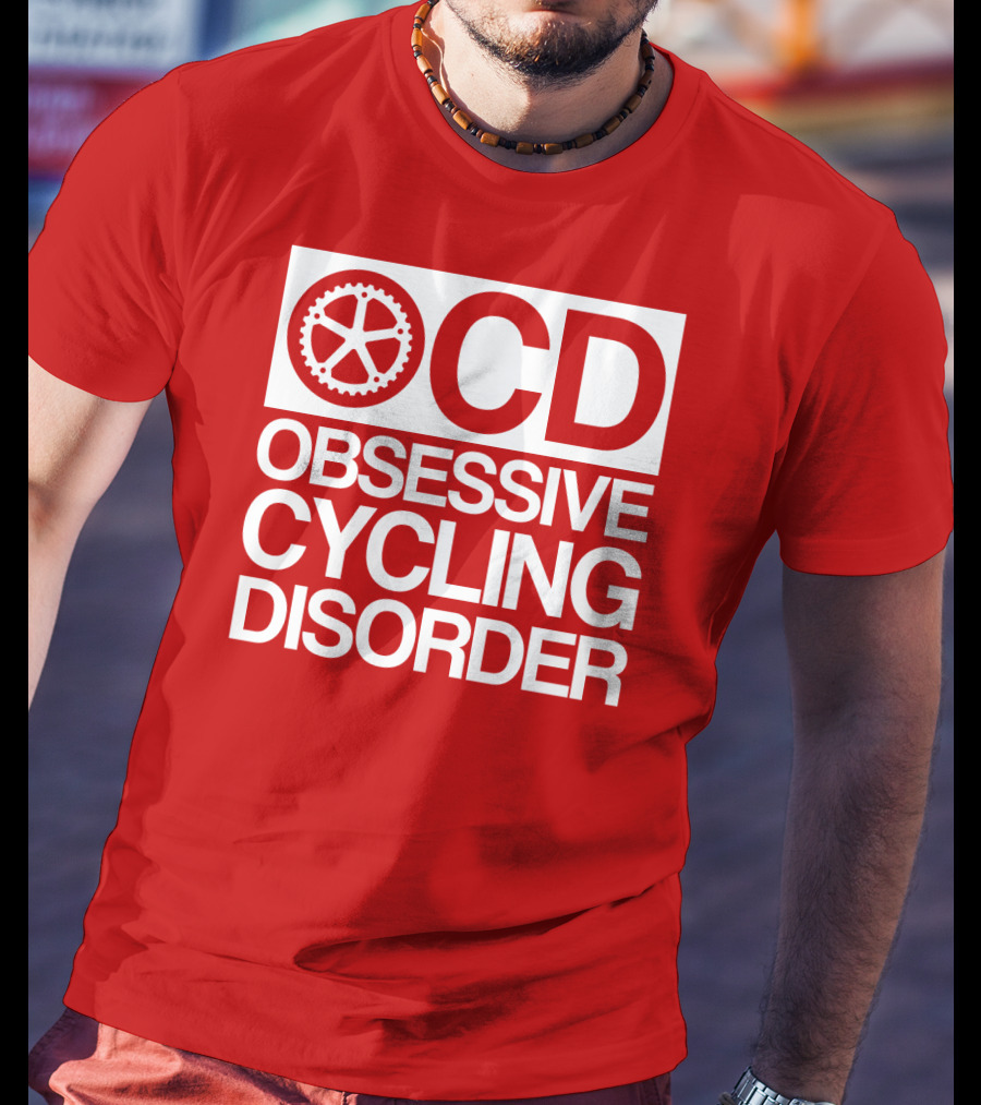OCD Obsessive Cycling Disorder Gearwheel T-Shirt