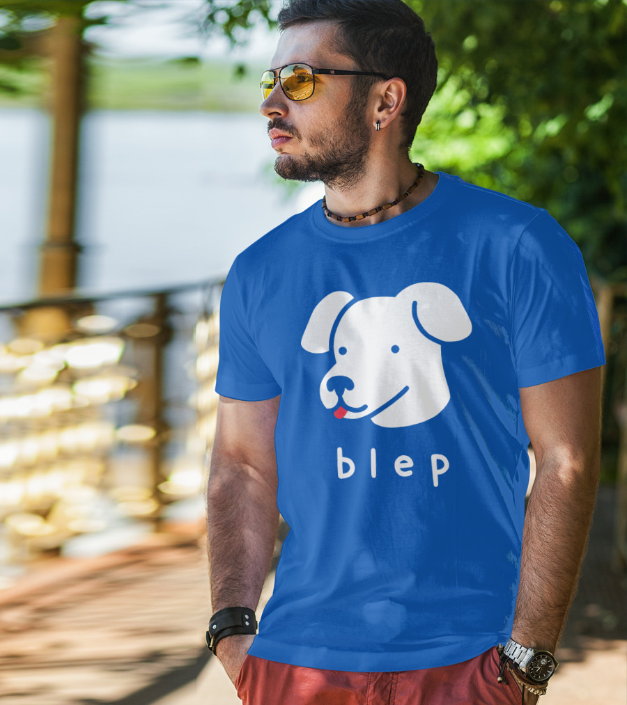 Blep Dog With Tongue Out T-Shirt