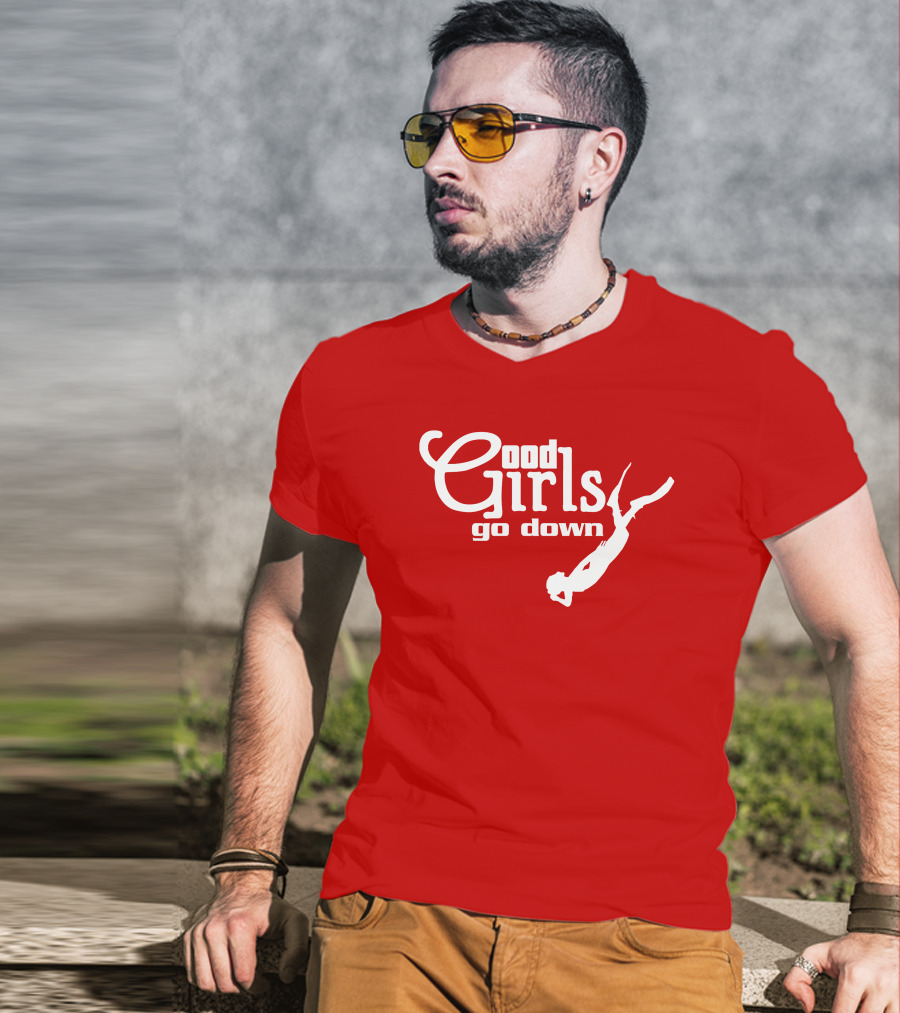 Good Girls Go Down Diving T-Shirt