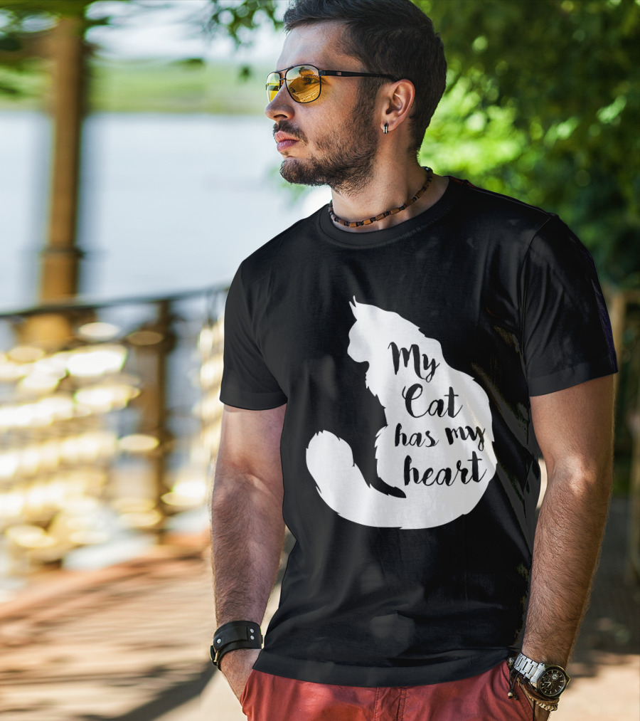 My Cat Has My Heart Cat T-Shirt