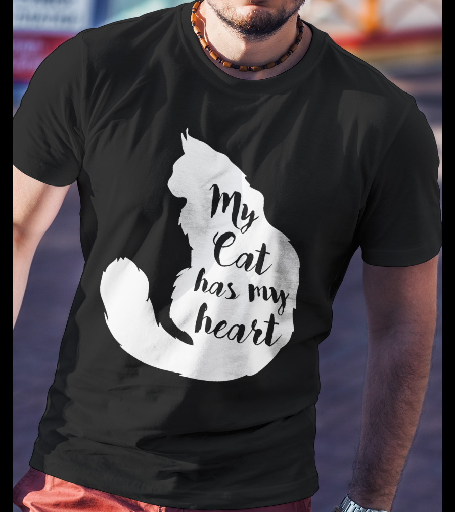 My Cat Has My Heart Cat T-Shirt
