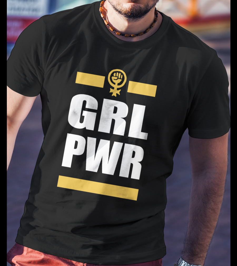 GRL PWR Feminist Symbol Empowerment T-Shirt