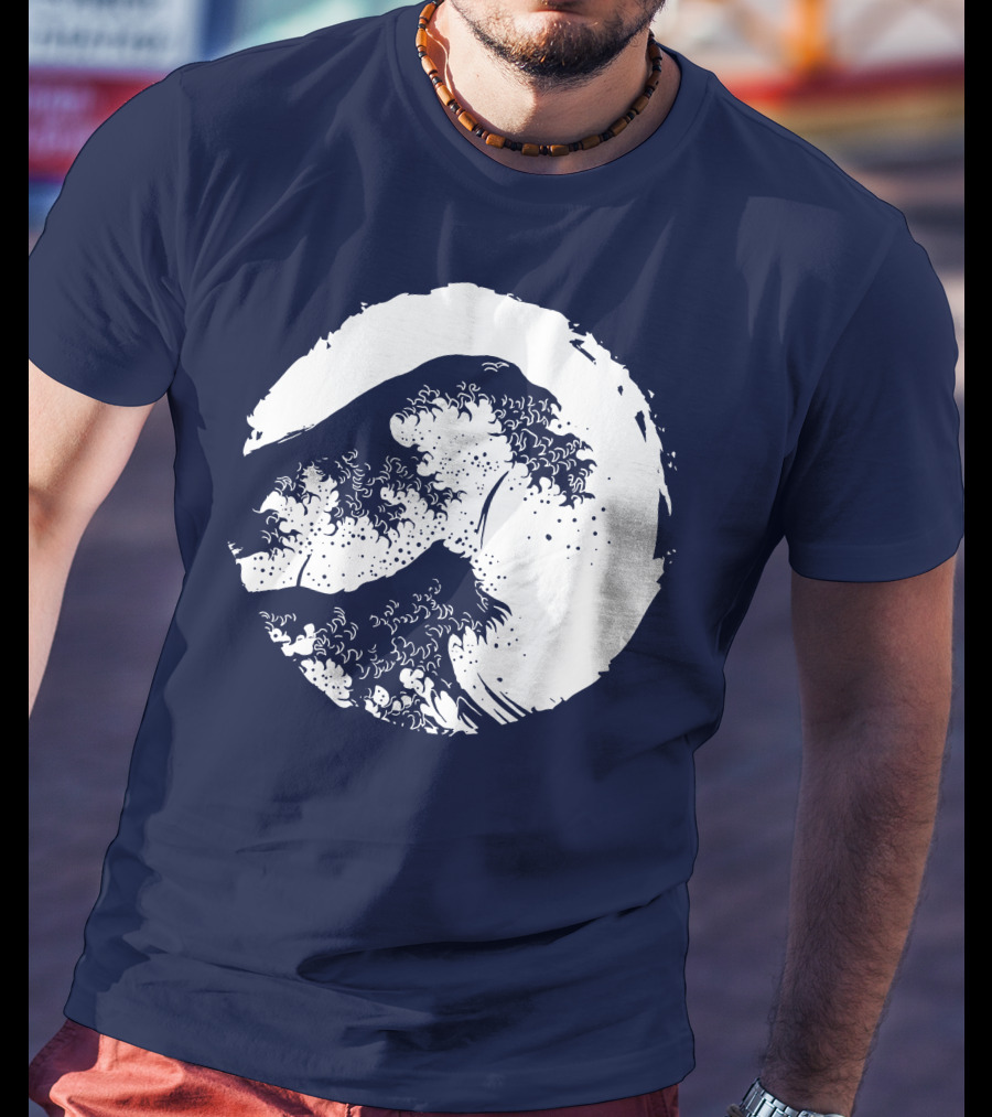 Wave In Japan Iconic Circle T-Shirt