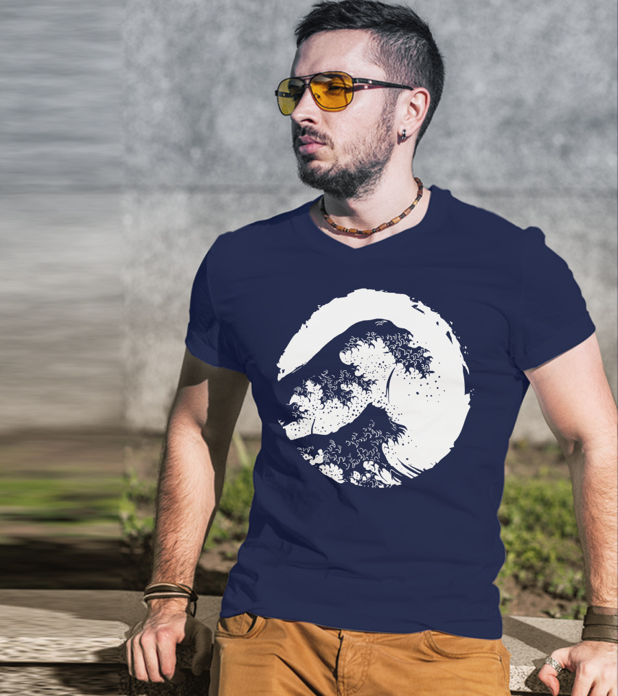 Wave In Japan Iconic Circle T-Shirt