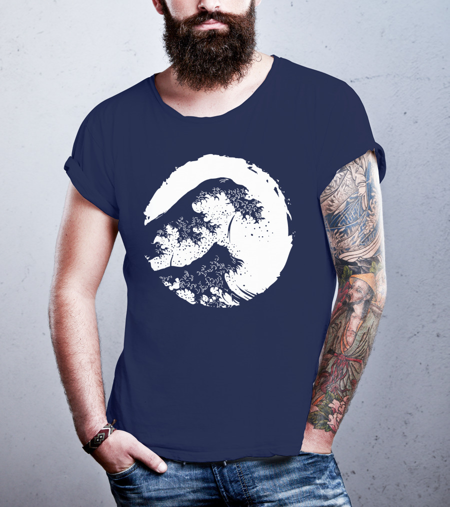 Wave In Japan Iconic Circle T-Shirt