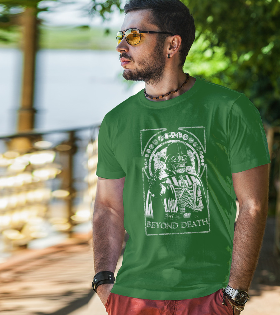 Power Beyond Death Darth Vader Skeleton Vintage T-Shirt