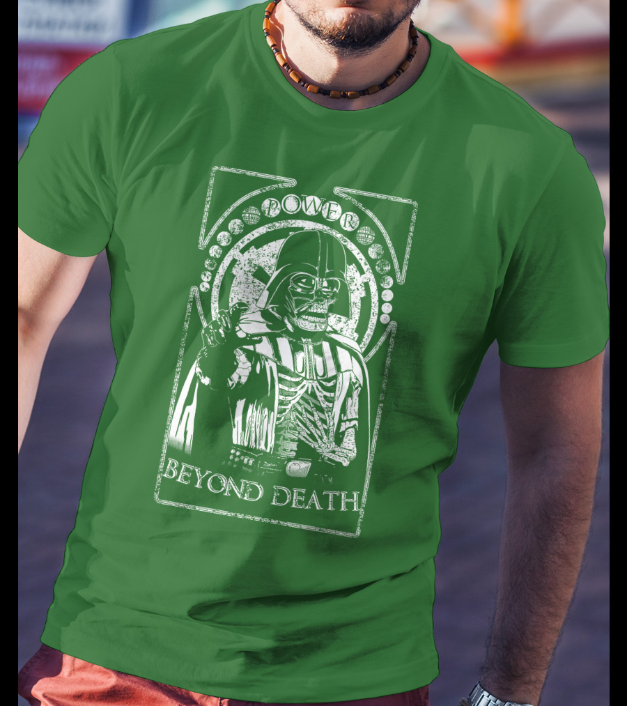 Power Beyond Death Darth Vader Skeleton Vintage T-Shirt
