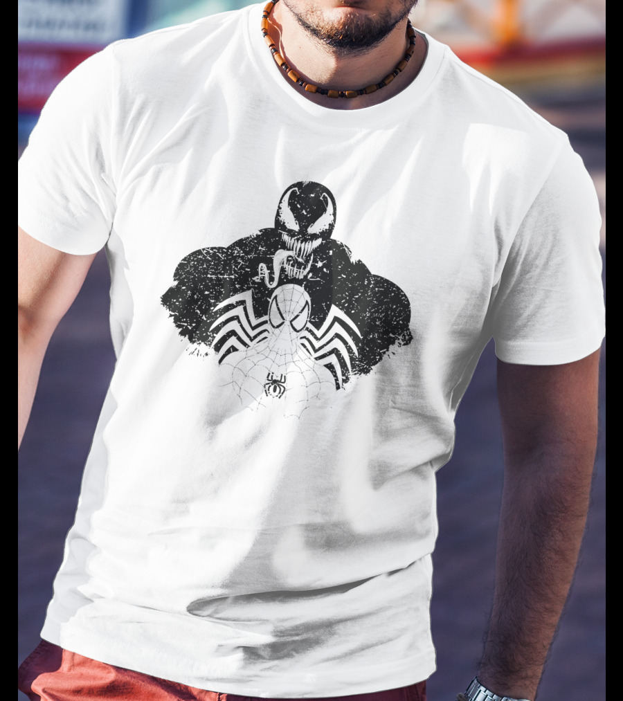 Dark Spider Venom Symbiote Web Fusion T-Shirt