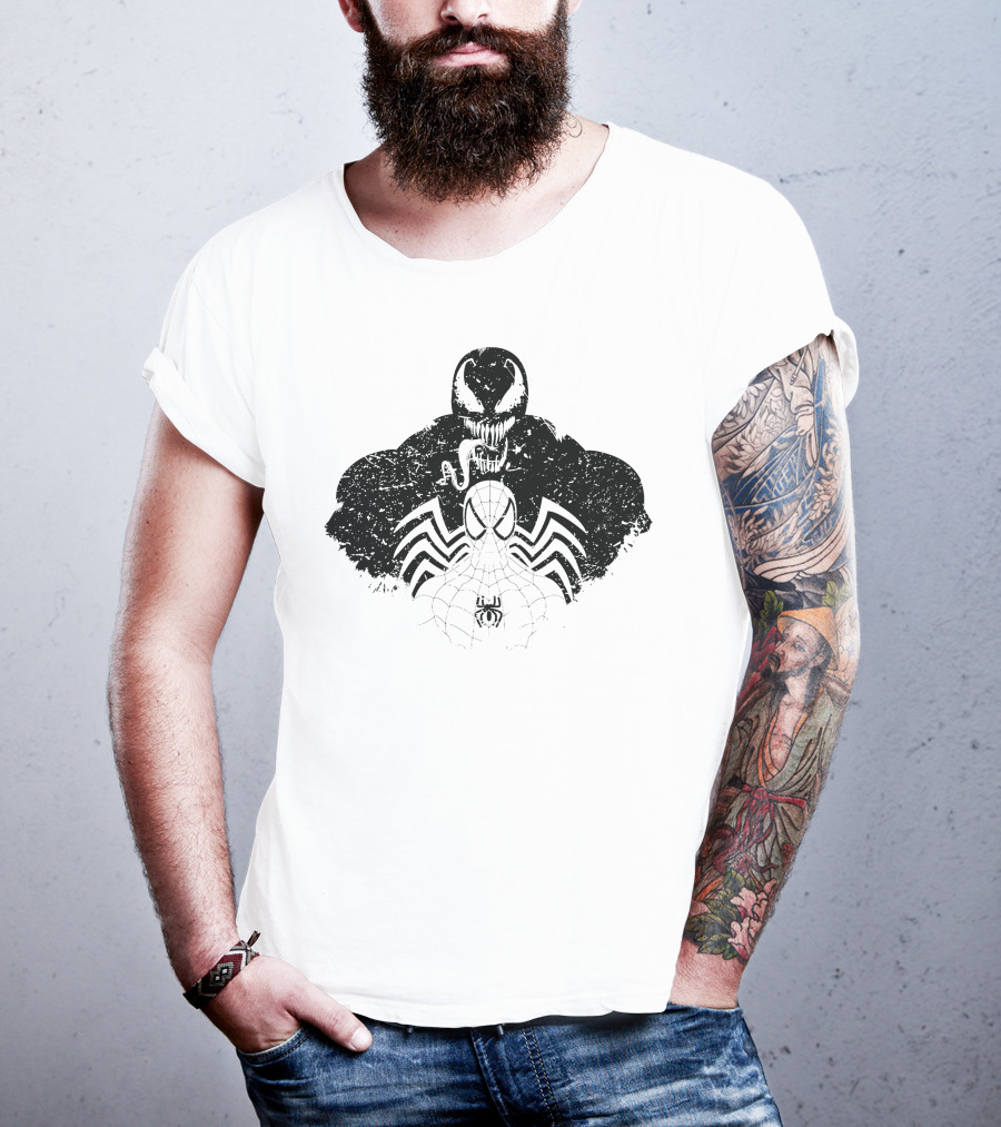 Dark Spider Venom Symbiote Web Fusion T-Shirt