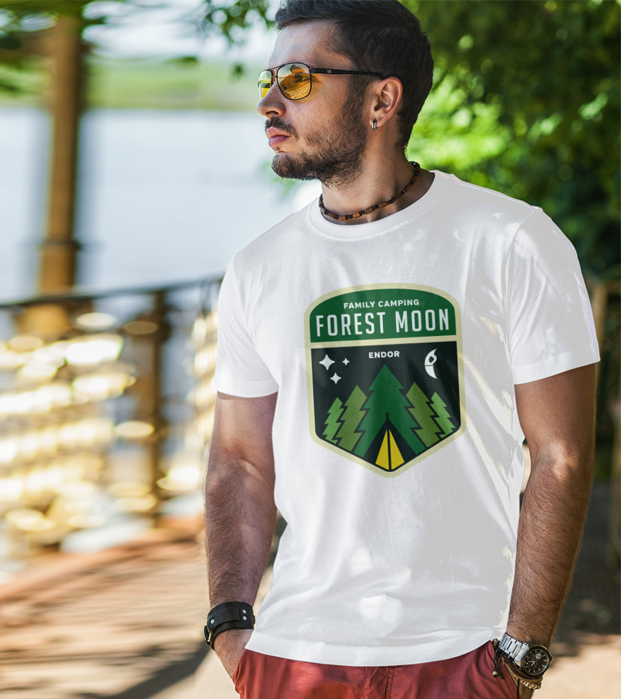 Family Camping Forest Moon Endor T-Shirt