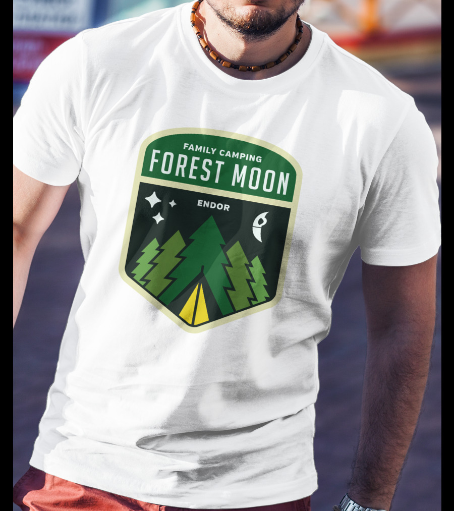 Family Camping Forest Moon Endor T-Shirt