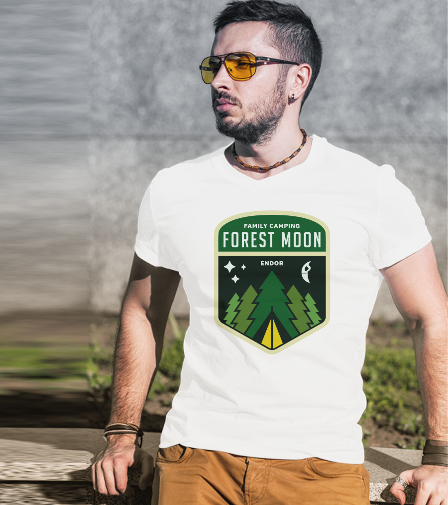 Family Camping Forest Moon Endor T-Shirt