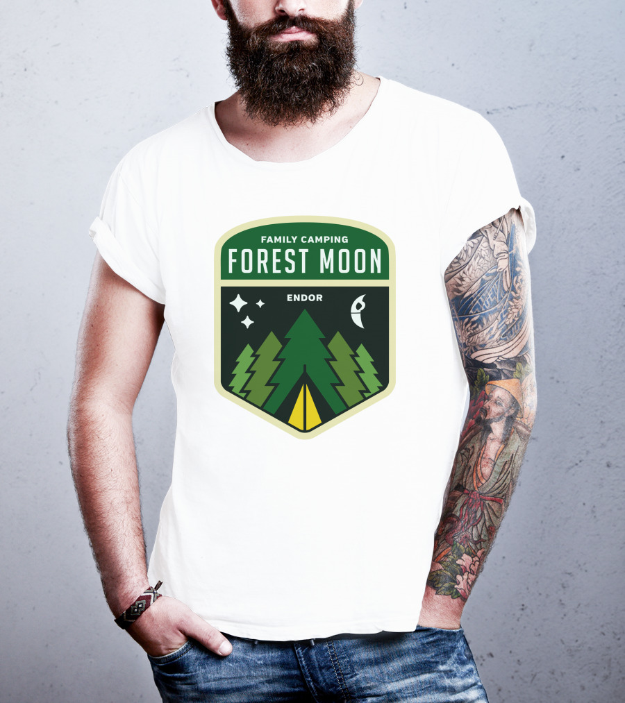 Family Camping Forest Moon Endor T-Shirt