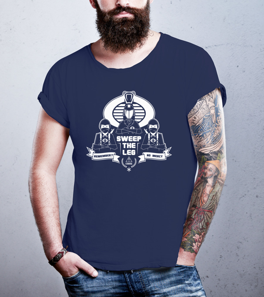 Sweep The Leg Remember No Mercy Cobra T-Shirt