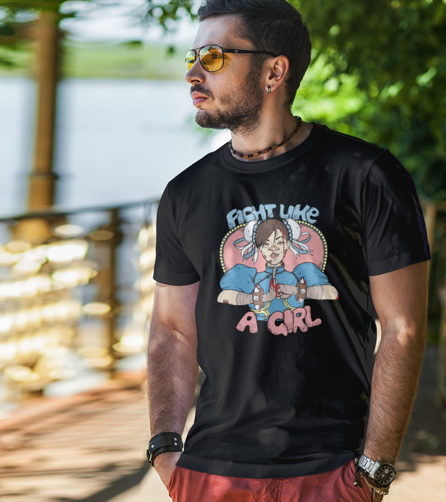 Fight Like A Girl Chunli T-Shirt