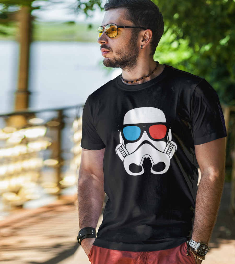 Cool Trooper 3D Glasses Stormtrooper T-Shirt