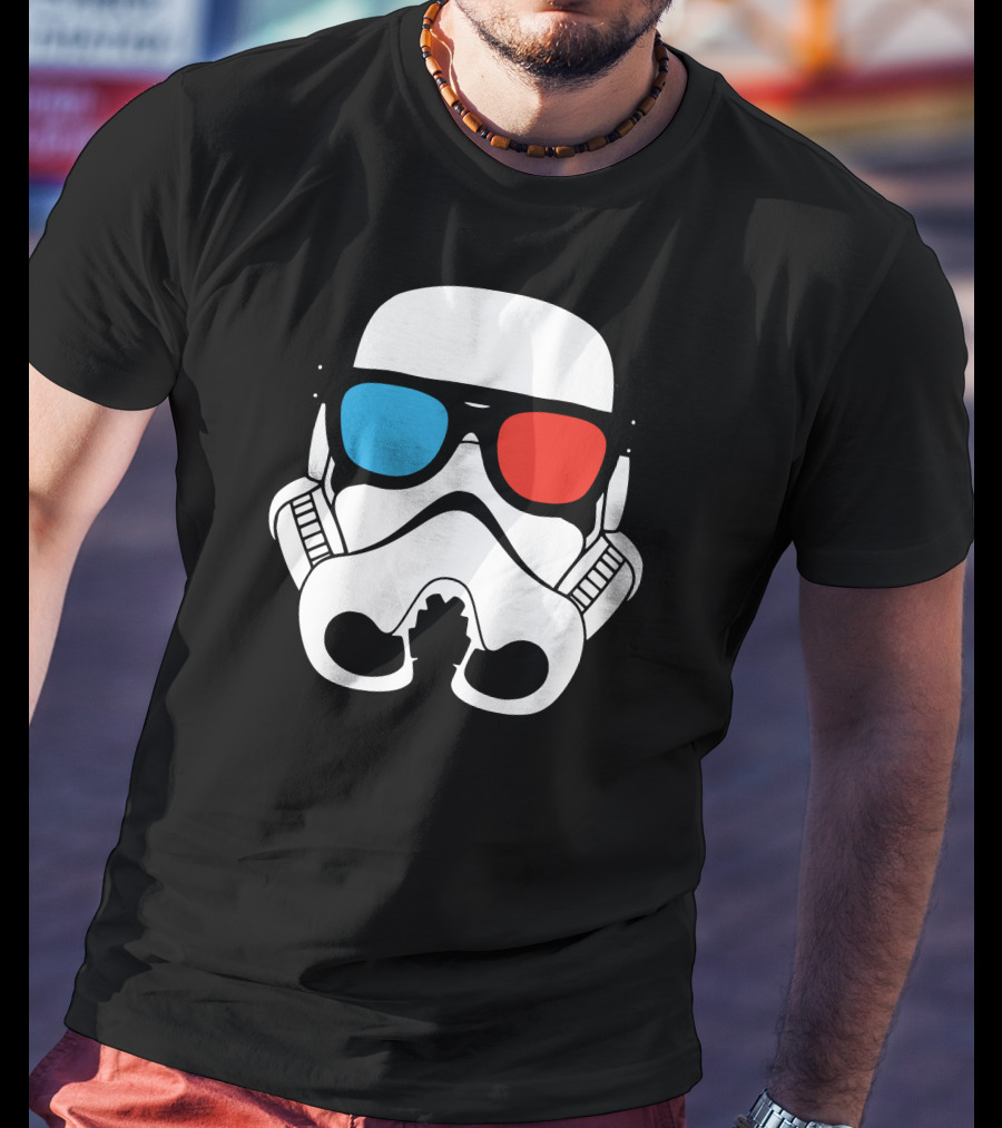 Cool Trooper 3D Glasses Stormtrooper T-Shirt