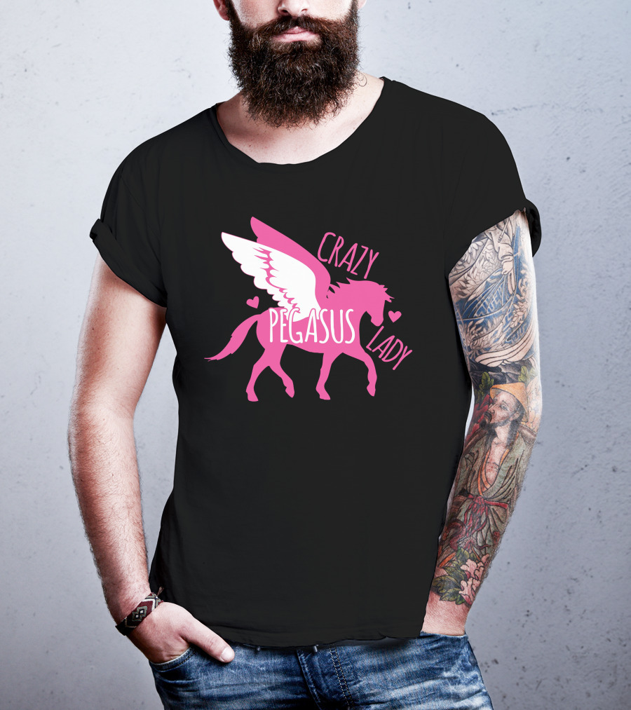 CRAZY PEGASUS LADY T-Shirt