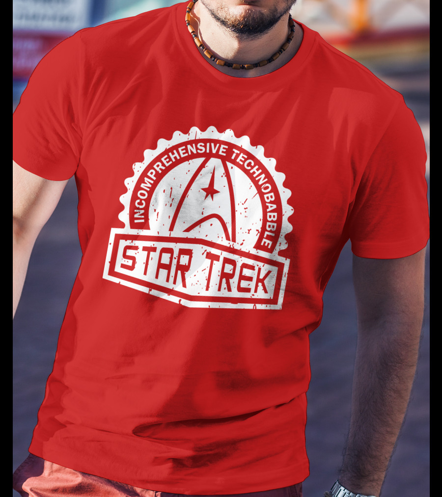 Incomprehensive Technobabble Crest Series Star Trek T-Shirt