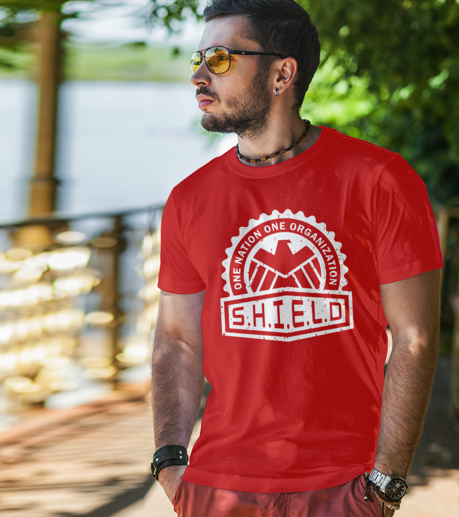 One Nation One Organization S.H.I.E.L.D. Crest Series T-Shirt