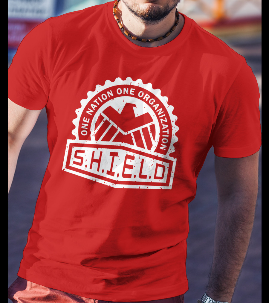 One Nation One Organization S.H.I.E.L.D. Crest Series T-Shirt