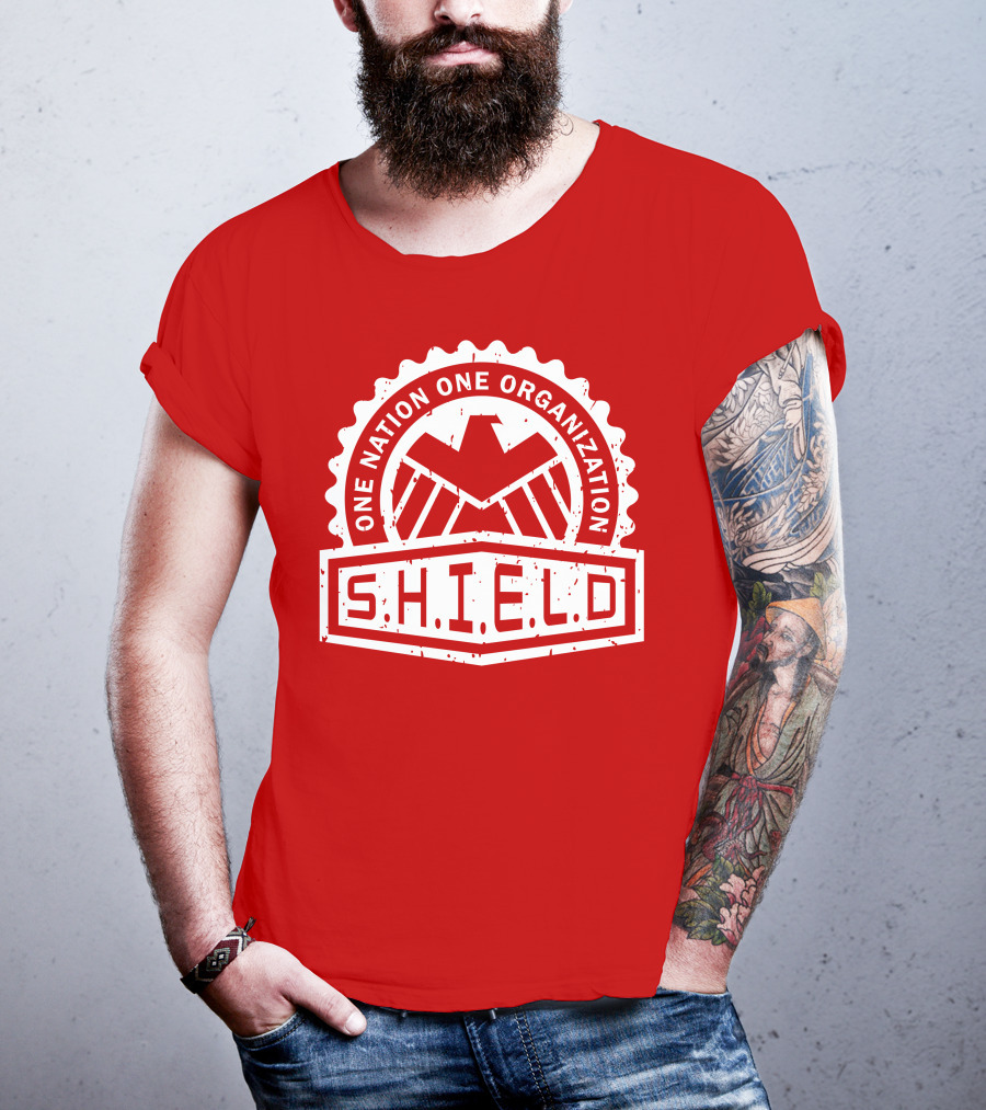One Nation One Organization S.H.I.E.L.D. Crest Series T-Shirt