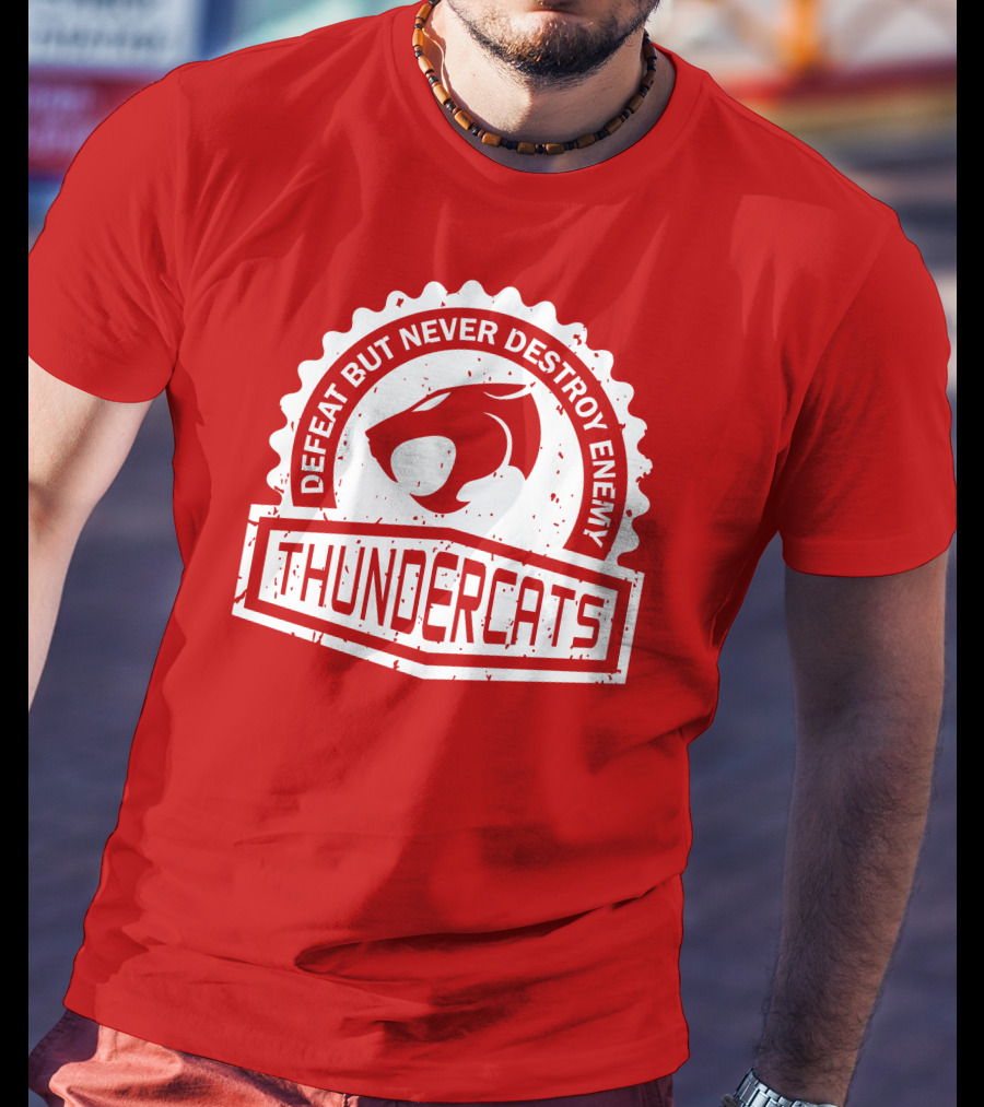 Thundercats Defeat But Never Destroy Enemy Crest Series T-Shirt