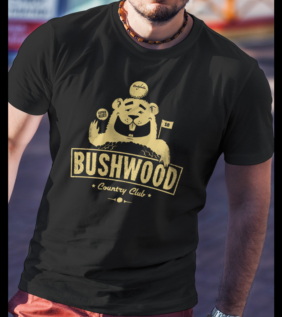 Bushwood Country Club Gopher Alert 18 Caddyshack T-Shirt