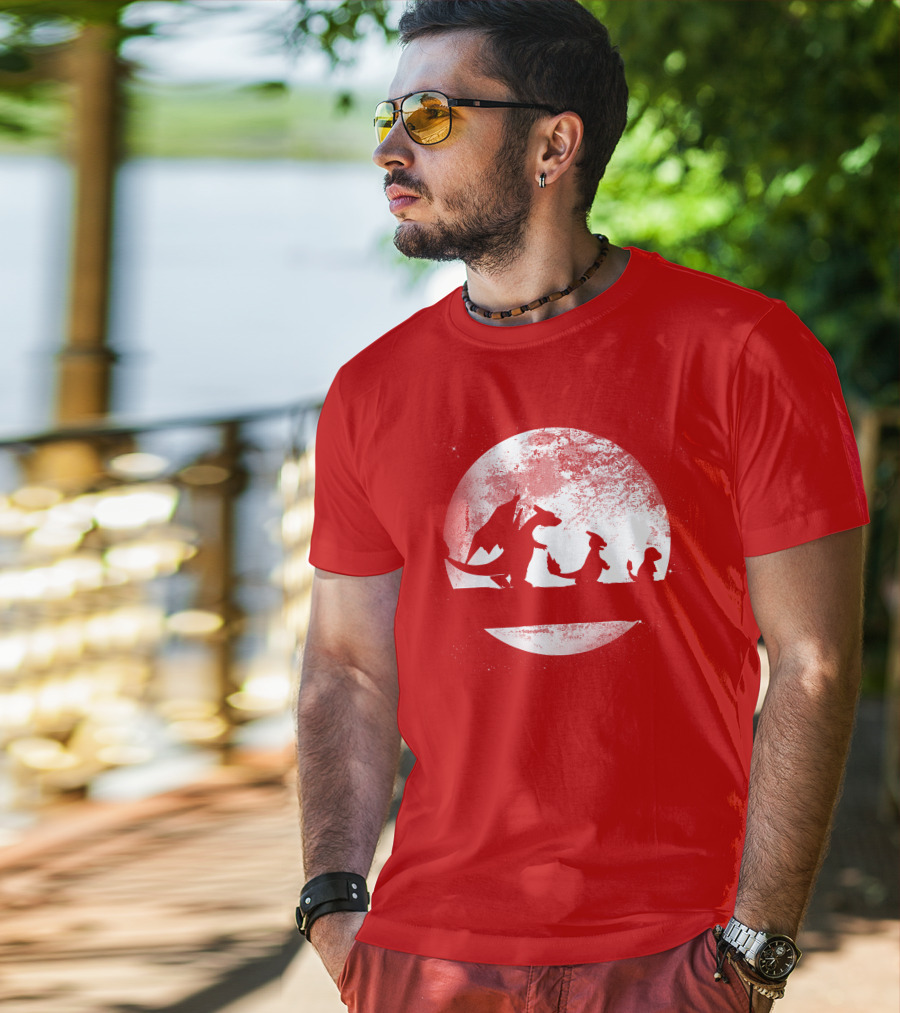 Evolve Pokémon Evolution Moon T-Shirt