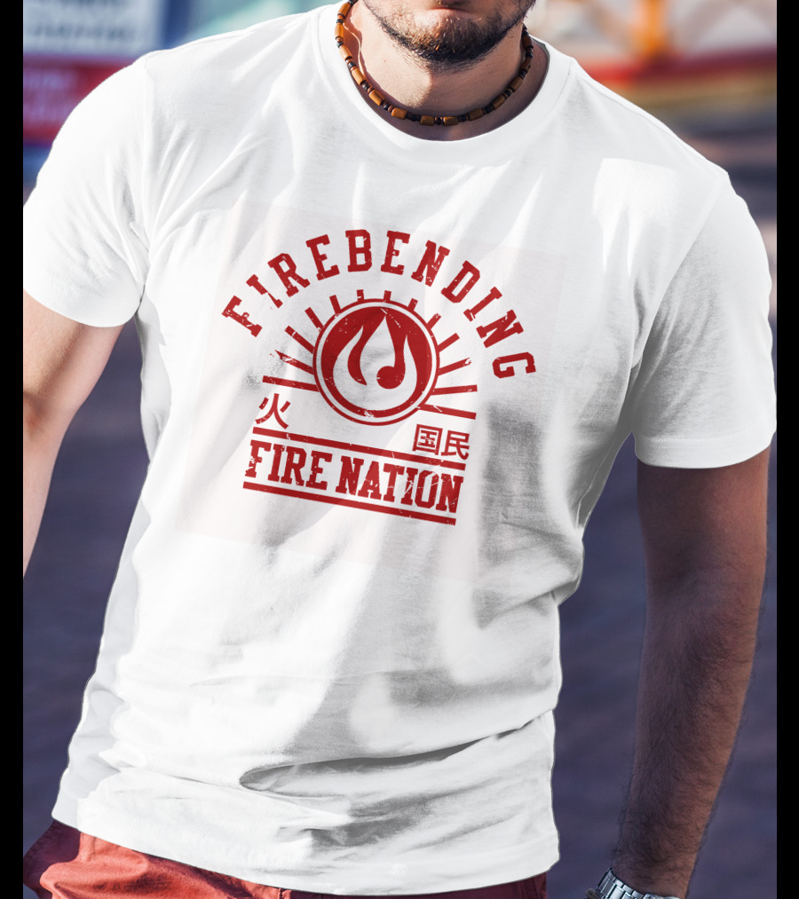 FIREBENDING FIRE NATION Avatar Elements T-Shirt